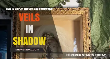 Elegant Veil Display: Shadow Box Ideas for Weddings & Communions