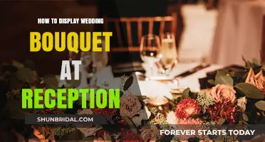 Displaying Your Wedding Bouquet: Creative Reception Ideas