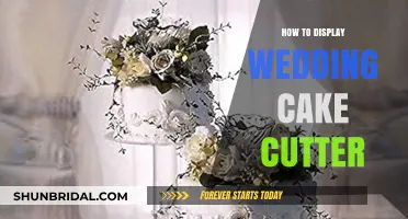 Elegant Display Ideas for Your Wedding Cake Cutter