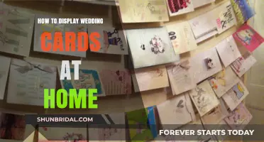 Creative Ways to Showcase Your Wedding Cards at Home