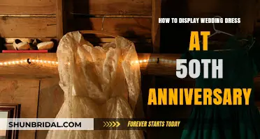 Displaying Wedding Dresses: A 50th Anniversary Celebration
