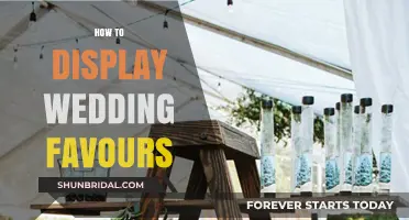 Creative Ways to Showcase Wedding Favours for Your Special Day