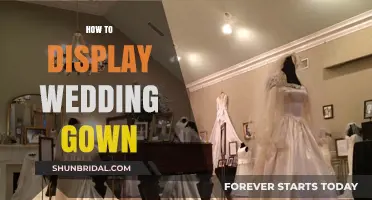 Elegant Tips for Displaying Your Wedding Gown Perfectly
