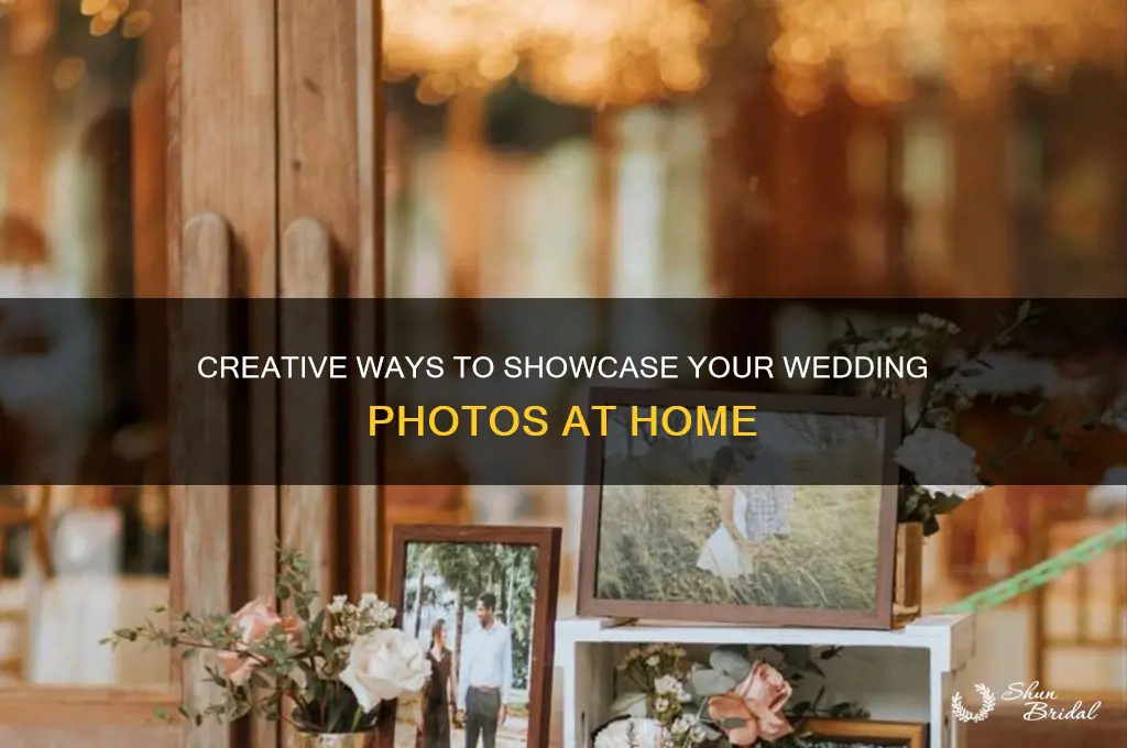 how to display wedding picture in home