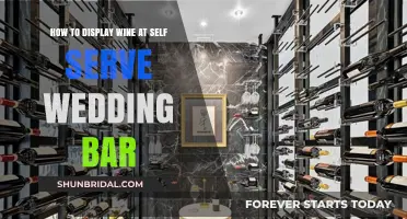 Elegant Wine Display Tips for Your Self-Serve Wedding Bar