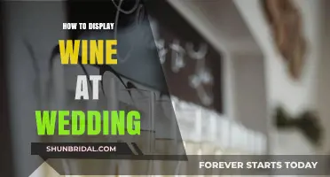 Elegant Wine Display Ideas for Your Dream Wedding Celebration