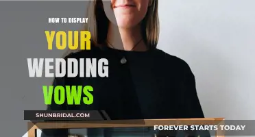 Creative Ways to Display Your Wedding Vows: Ideas and Inspiration