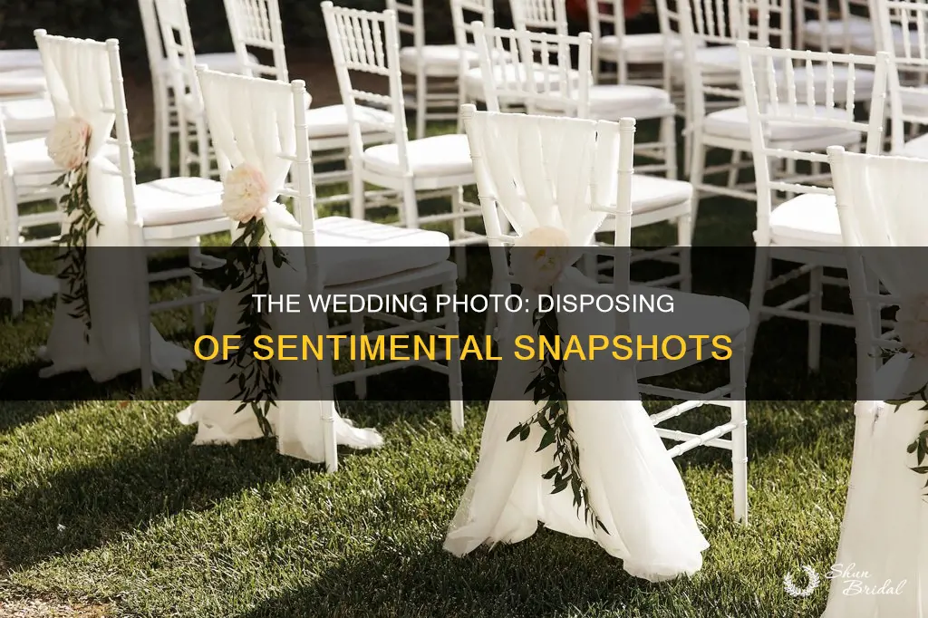 how to dispose wedding photo