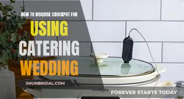 Creative Ways to Disguise Your Crockpot for a Wedding