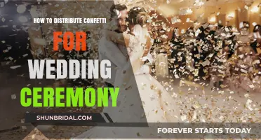 Creative Confetti Distribution Ideas for a Magical Wedding Ceremony