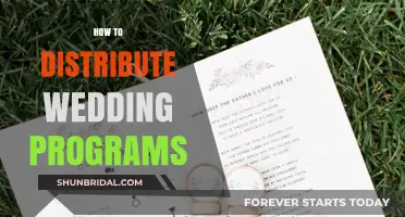Creative Ways to Distribute Wedding Programs for a Memorable Ceremony