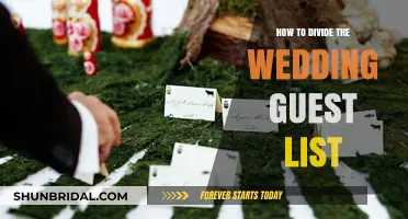 Mastering the Art of Dividing Your Wedding Guest List Fairly