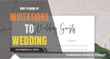 Navigating Wedding Invitation Etiquette: Dividing Guest Lists