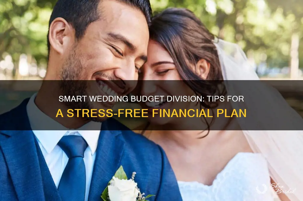 how to divide wedding budget