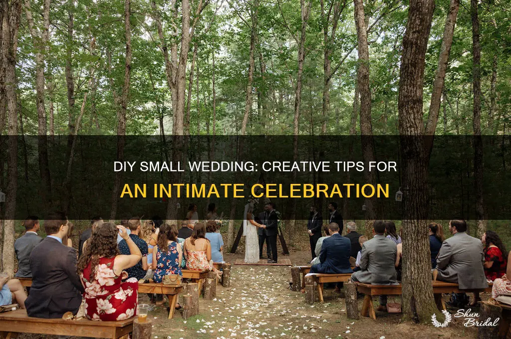 how to diy a small wedding
