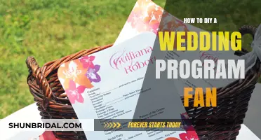 DIY Wedding Program Fans: Creative Steps for a Personalized Touch