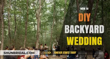 DIY Backyard Wedding: Creative Tips for a Personalized Celebration