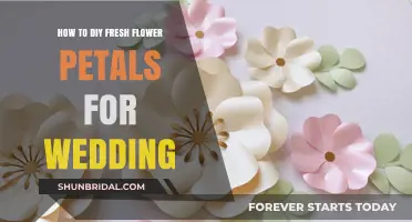 DIY Wedding Magic: Crafting Fresh Flower Petals for Your Special Day