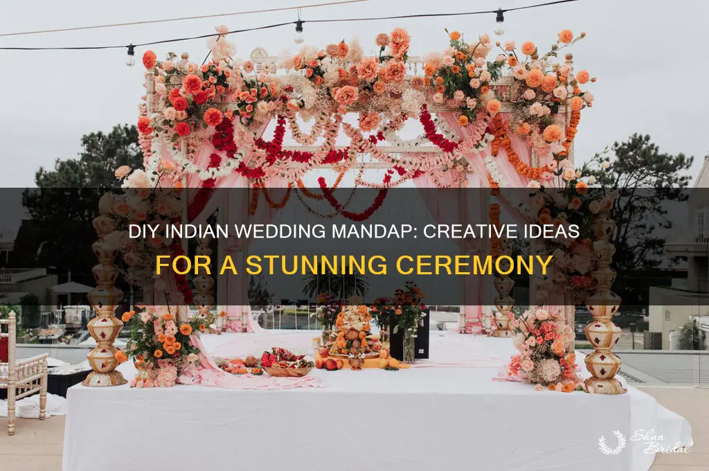 how to diy mandap indian wedding