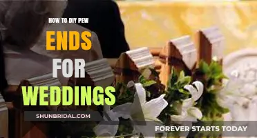 Elegant DIY Pew Ends: Crafting Stunning Wedding Aisle Decor Easily