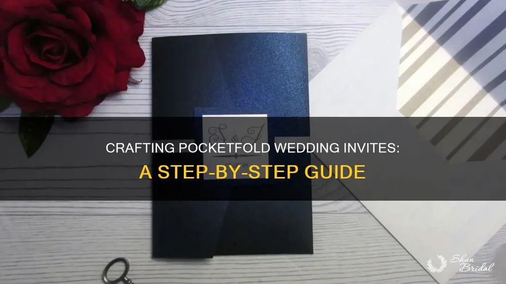 how to diy pocketfold wedding invitations