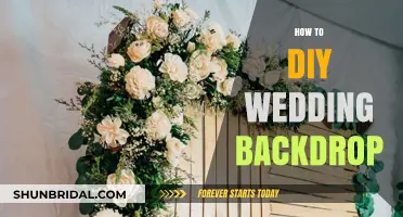 Create Your Dream Wedding Backdrop: Easy DIY Ideas & Tips