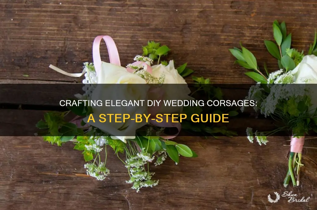 how to diy wedding corsages