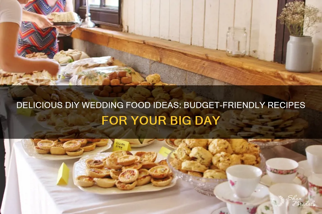 how to diy wedding food
