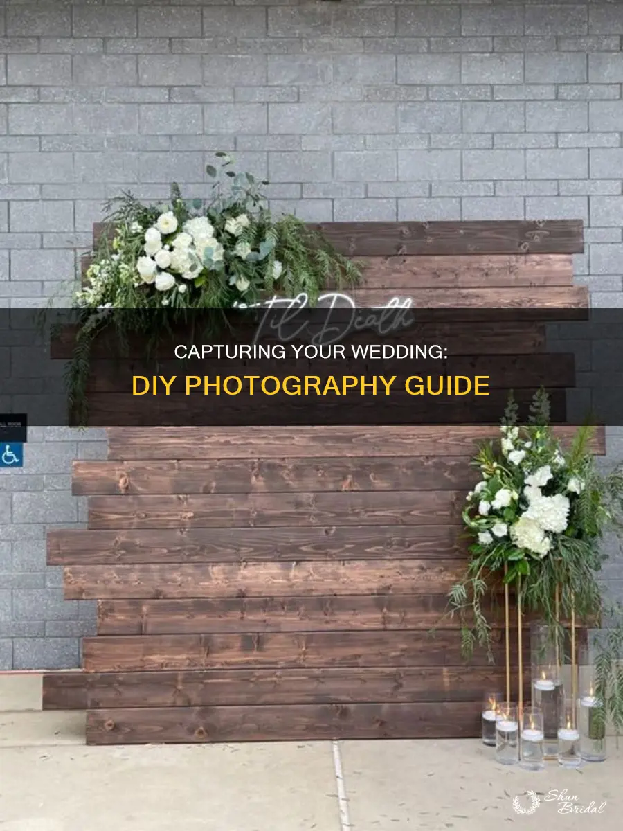 how to diy wedding photography