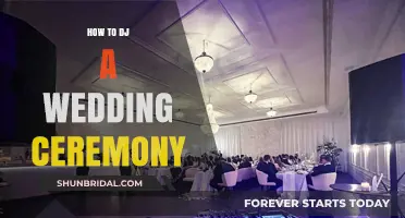 Mastering the Art of DJing a Wedding Ceremony: Tips and Tricks
