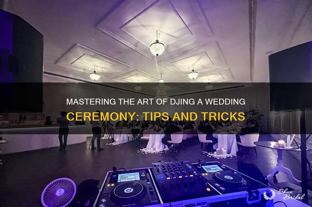 how to dj a wedding ceremony