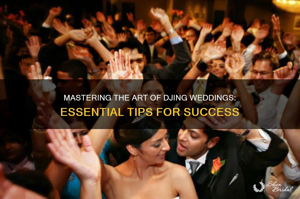 how to dj a wedding tips