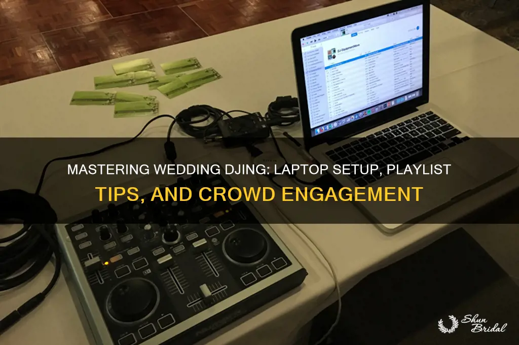 how to dj a wedding with a laptop