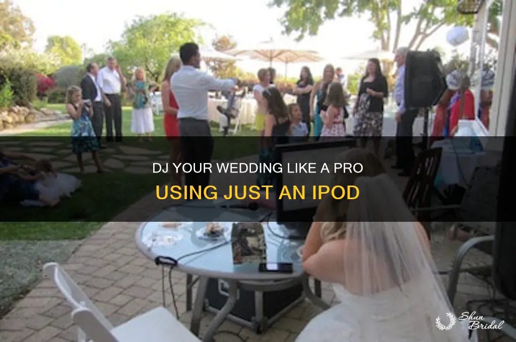 how to dj a wedding with an ipod