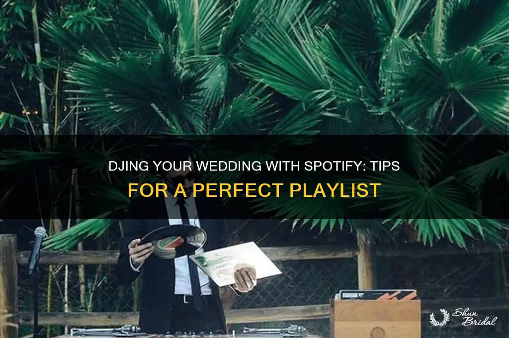 how to dj a wedding with spotify