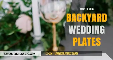 Elegant Backyard Wedding Plates: Creative Ideas for Your Special Day