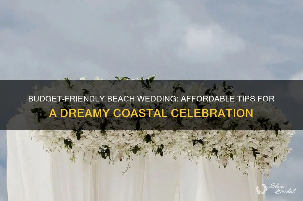 how to do a beach wedding cheap