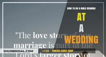 How to Do a Meaningful Bible Reading at Your Wedding