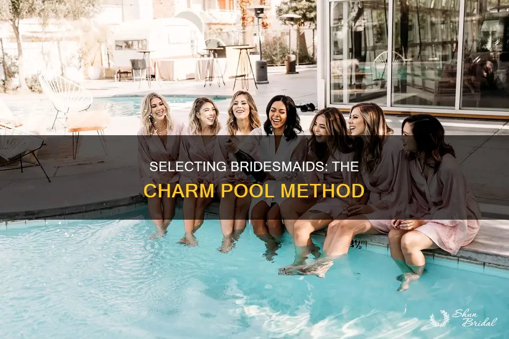 how to do a bridesmaids charm pool