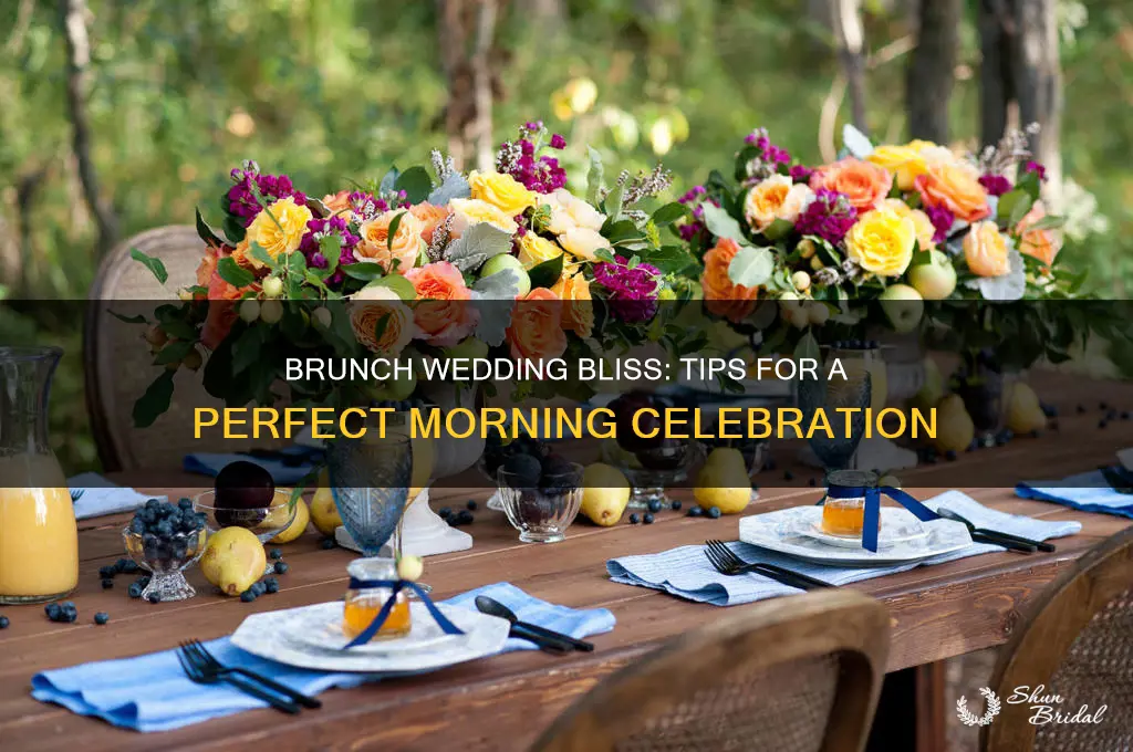 how to do a brunch wedding