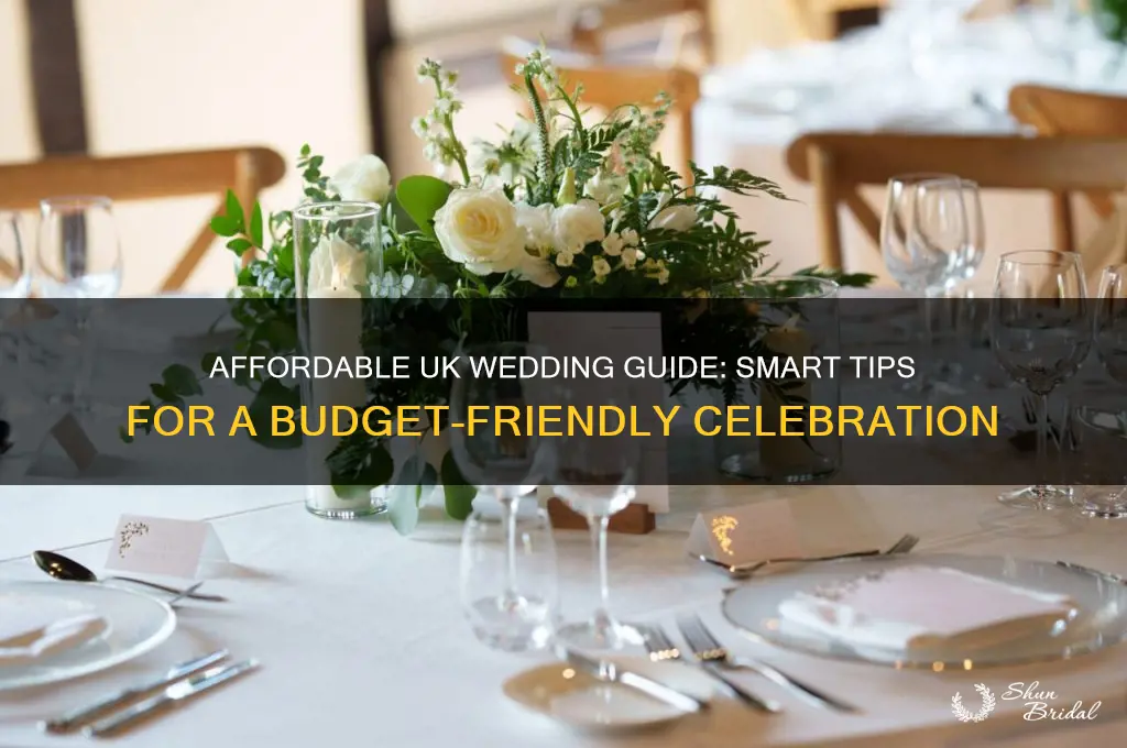 how to do a budget wedding uk