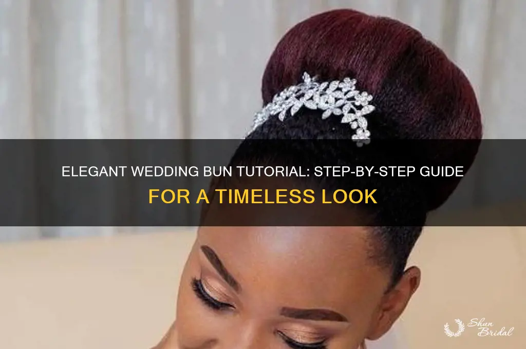 how to do a bun for a wedding