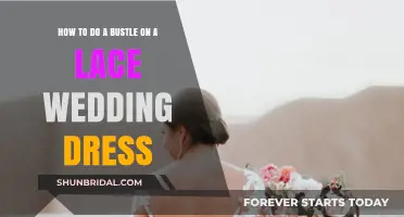 The Perfect Bridal Bustle: Lace Gown Edition
