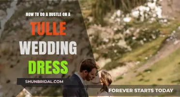 Creating a Tulle Wedding Dress Bustle: A Step-by-Step Guide