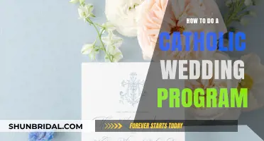 Creating a Meaningful Catholic Wedding Program: A Step-by-Step Guide