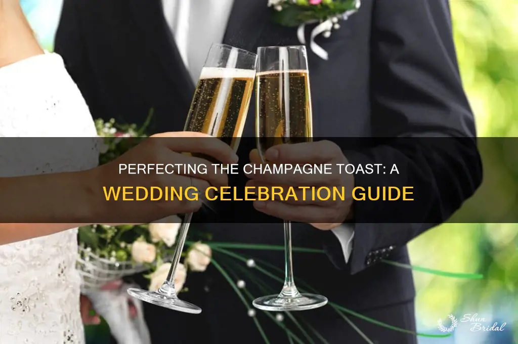 how to do a champagne toast at wedding