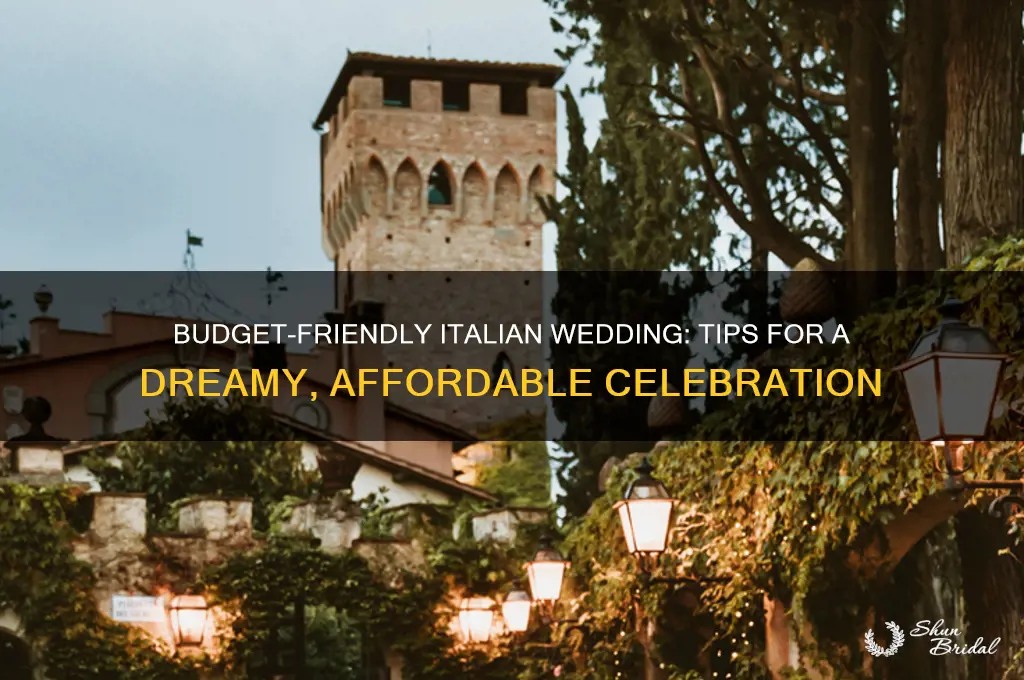 how to do a cheap wedding in italy