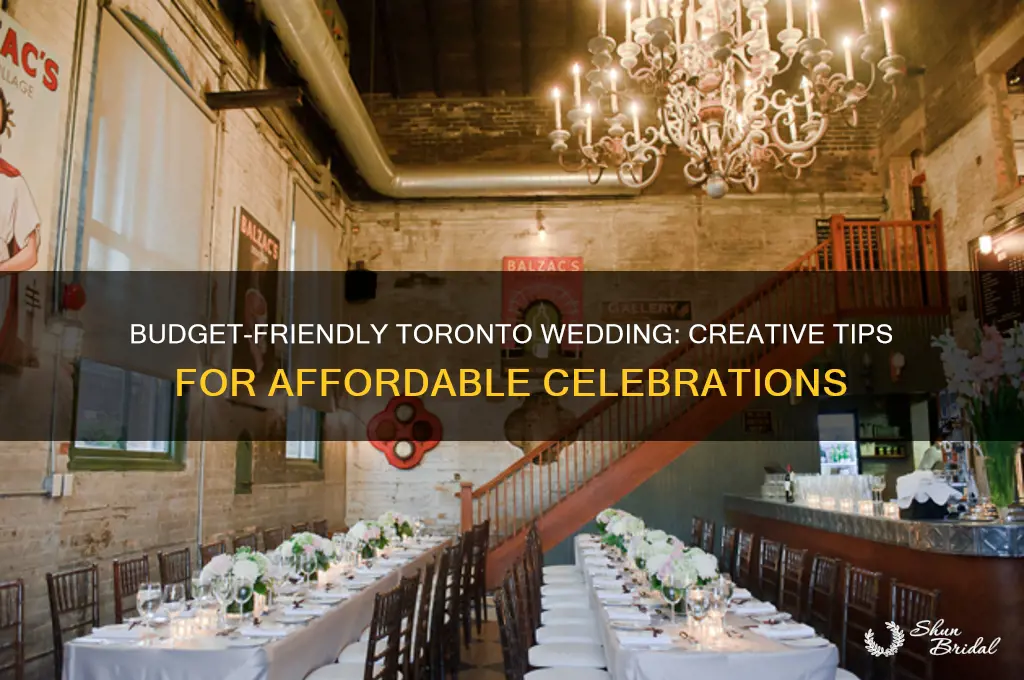 how to do a cheap wedding in toronto