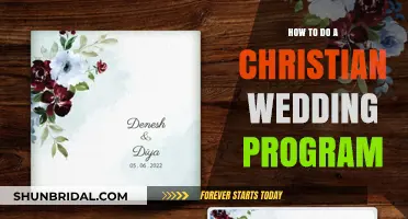 Creating a Meaningful Christian Wedding Program: A Step-by-Step Guide