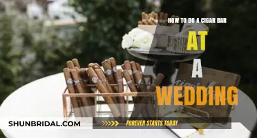 Elegant Cigar Bar Ideas for Your Wedding Celebration